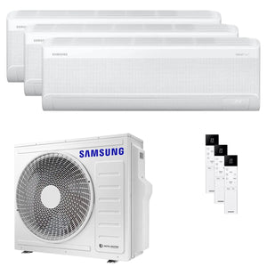 Condizionatore Samsung Windfree Elite S2 trial split 7000+9000+12000 BTU inverter A++ wifi unità esterna 6.8 kW Samsung