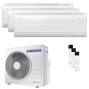 Condizionatore Samsung Windfree Elite S2 trial split 7000+9000+12000 BTU inverter A++ wifi unità esterna 6.8 kW