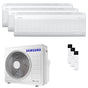 Condizionatore Samsung Windfree Elite S2 trial split 9000+9000+12000 BTU inverter A++ wifi unità esterna 6.8 kW Samsung