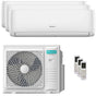 Condizionatore Hisense Hi-Comfort 2025 trial split 7000+7000+24000 BTU inverter A++ wifi unità esterna 10 kW