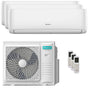 Condizionatore Hisense Hi-Comfort 2025 trial split 7000+18000+18000 BTU inverter A++ wifi unità esterna 10 kW Hisense
