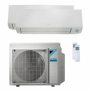 Condizionatore Daikin Perfera All Seasons dual split 15000+15000 BTU inverter A++ wifi unità esterna 7.8 kW Daikin