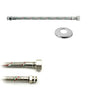 Tubo flessibile antivibrante ½” m x ½” f cm. 35 Parigi flexcore® fxc