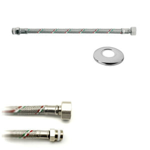 Tubo flessibile antivibrante ½” m x ½” f cm. 35 Parigi flexcore® fxc