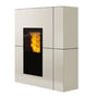 Stufa a pellet Edilkamin Blade2 H 22 Up bianco opaco 23 kW ad acqua wifi Edilkamin