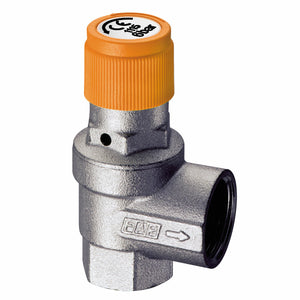Valvola di sicurezza FAR per impianti solari 1/2” 6 bar