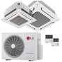 Condizionatore LG Cassetta 4 vie LG dual split 9000+24000 BTU inverter A+++  unità esterna 6.15 kW