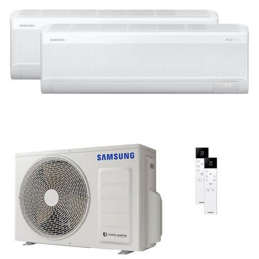Condizionatore Samsung Windfree Avant S2 dual split 7000+12000 BTU inverter A+++ wifi unità esterna 4 kW