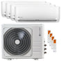 Condizionatore Clivet Essential 2 quadri split 12000+12000+12000+12000 BTU inverter A++ unità esterna 10,5 kW Clivet