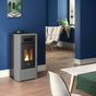 Stufa a pellet Cadel River Idro 23 ad acqua 22,4 kW WiFi Titanium 