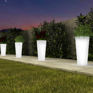 Vaso luminoso Arkema Tondo 86 SL in resina LLDPE rotondo 86 cm Arkema