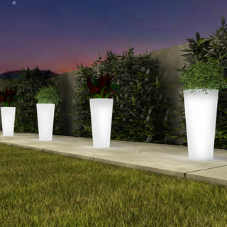 Vaso luminoso Arkema Tondo 102 SL in resina LLDPE rotondo 102 cm Arkema