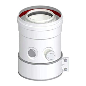 Attacco per tubo coassiale verticale universale diam. 60/100 per caldaie a condensazione Stabile