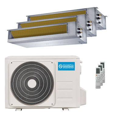 Condizionatore Olimpia Splendid Nexya S6 E Duct trial split 9000+12000+12000 BTU inverter A+  unità esterna 8.2 kW