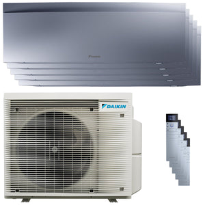 Condizionatore Daikin Emura 3 penta split 9000+9000+12000+12000+12000 BTU inverter A++ wifi unità es