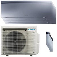 Condizionatore Daikin Emura 3 penta split 9000+9000+9000+9000+18000 BTU inverter A++ wifi unità esterna 7.8 kW Silver Daikin