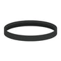 Guarnizione in silicone nera diam. 100 mm per scarico fumi stufa a pellet e caldaia a pellet
