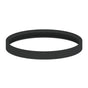 Guarnizione in silicone nera diam. 80 mm per scarico fumi stufa a pellet e caldaia a pellet Stabile