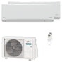 Condizionatore Fujitsu Serie KN WiFi dual split 9000+9000 BTU inverter A+++ wifi unità esterna 4 kW Fujitsu