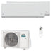 Condizionatore Fujitsu Serie KN WiFi dual split 9000+9000 BTU inverter A+++ wifi unità esterna 4 kW
