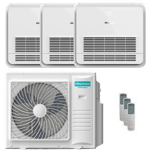 Condizionatore Hisense Console AKT trial split 12000+12000+18000 BTU inverter A++  unità esterna 10 kW