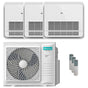 Condizionatore Hisense Console AKT trial split 12000+12000+18000 BTU inverter A++  unità esterna 10 kW