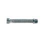 Tubo flessibile estensibile 1/2" x 1/2" M/F acciaio nudo per acqua