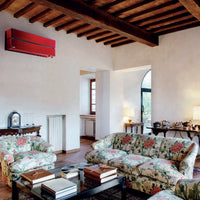 Condizionatore Mitsubishi Electric Kirigamine Style MSZ-LN dual split 9000+9000 BTU inverter A++ wifi esterna 4,2 kW rosso