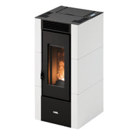 Stufa a pellet Cadel Cristal 6 ad aria 5,5 kW - WiFi BIANCO Cadel