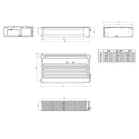Condizionatore TCL Canalizzabile Serie D 24000 BTU R32 Inverter WiFi A++/A+