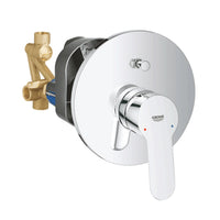Miscelatore vasca-doccia Grohe BauEdge monocomando con deviatore ad incasso