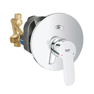 Miscelatore vasca-doccia Grohe BauEdge monocomando con deviatore ad incasso Grohe