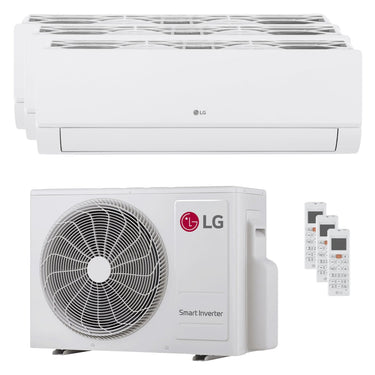 Condizionatore LG DUALCOOL Libero Smart trial split 9000+9000+9000 BTU inverter A+++ wifi unità esterna 6.2 kW