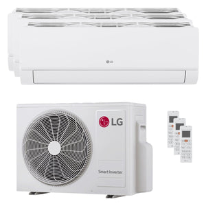 Condizionatore LG DUALCOOL Libero Smart trial split 9000+9000+12000 BTU inverter A+++ wifi unità