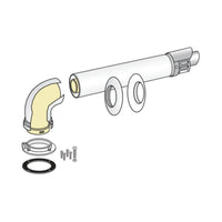 Kit scarico fumi coassiale Fondital Ø60/100 mm in acciaio verniciato 75 cm