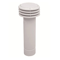 Esalatore tubo scarico fumi diametro 130 mm. universale per scaldabagno e caldaia a gas camera aperta