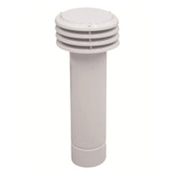 Esalatore tubo scarico fumi diametro 140 mm. universale per caldaia a gas camera aperta