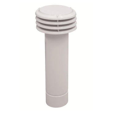 Esalatore tubo scarico fumi diametro 140 mm. universale per caldaia a gas camera aperta