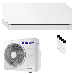 Condizionatore Samsung WindFree Première Plus quadri split 7000+9000+9000+12000 BTU inverter A++ wifi unità esterna 8 kW