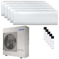 Condizionatore Samsung Windfree Avant S2 penta split 9000+9000+12000+12000+12000 BTU inverter A++ wifi unità esterna 10 kW