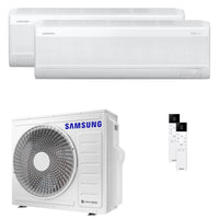 Condizionatore Samsung Windfree Avant S2 dual split 18000+18000 BTU inverter A++ wifi unità esterna 8 kW Samsung