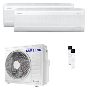 Condizionatore Samsung Windfree Avant S2 dual split 7000+24000 BTU inverter A++ wifi unità esterna 8 kW