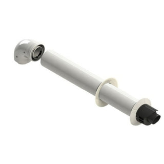 Kit scarico fumi coassiale a parete orizzontale Daikin ø 60/100 per caldaia D2C