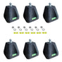 Kit 6 Supporti Antivibranti a Pavimento Gia per Condizionatori e Pompe di Calore - 100x100x100 mm