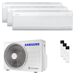Condizionatore Samsung Windfree Avant S2 trial split 7000+7000+12000 BTU inverter A++ wifi unità esterna 5.2 kW Samsung
