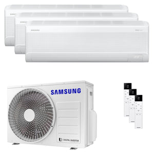 Condizionatore Samsung Windfree Avant S2 trial split 7000+7000+12000 BTU inverter A++ wifi unità esterna 5.2 kW