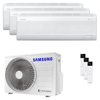 Condizionatore Samsung Windfree Avant S2 trial split 7000+7000+12000 BTU inverter A++ wifi unità esterna 5.2 kW