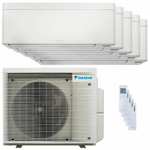 Condizionatore Daikin Stylish Bianco penta split 9000+9000+12000+12000+12000 BTU inverter A++ wifi u