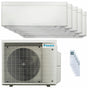Condizionatore Daikin Stylish Bianco penta split 7000+9000+9000+9000+18000 BTU inverter A++ wifi unità esterna 7.8 kW Daikin