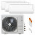 Condizionatore Clivet Cristallo 2 trial split 9000+12000+18000 BTU inverter A wifi unità esterna 12.3 kW
